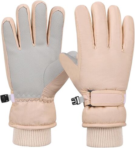 Kids Ski Gloves Waterproof Snow Winter Glove for Boys Girls Warm Snowboard Sport Mittens in Cold Weather in Saudi Arabia