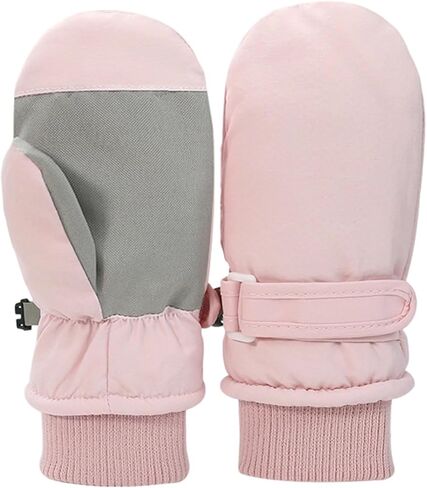 Kids Snow Mittens Warm Winter Glove for Cold Weather,Boys Girls Thicken Gloves Waterproof Toddler Mittens Glove in Saudi Arabia