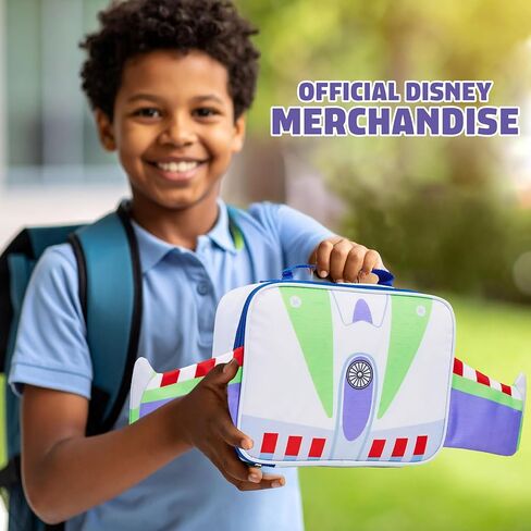 Disney Toy Story Insulated Lunch Bag for Boys Girls Toddlers Buzz Lightyear Lunchbox 3D Wings Cooler Bag for School Picnic Travel Gifts for Kids in Saudi Arabia