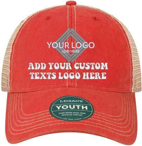قبعات سائقي الشاحنات المطرزة حسب الطلب من INK STITCH للشباب والأطفال OFAY Legacy القديمة الطراز in Kuwait