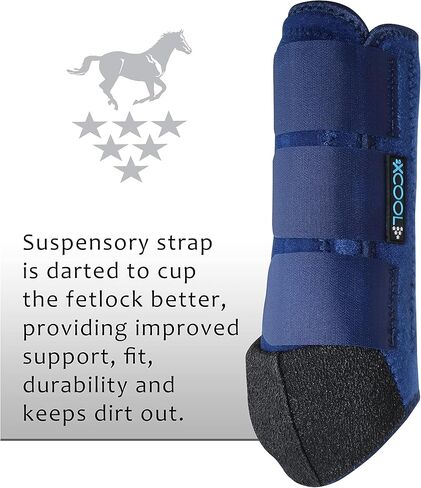 Professional's Choice 2XCOOL Sports Medicine Horse Boots | Protective & Breathable Design for Ultimate Comfort, Durability & Cooling in Active Horses | 4 Pack in Kuwait