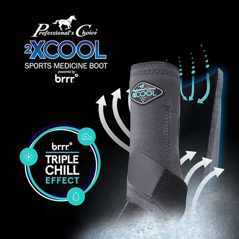 حذاء بروفيشنال تشويس 2XCOOL للطب الرياضي للحصان | تصميم وقائي وقابل للتنفس لتوفير أقصى درجات الراحة والمتانة والتبريد في الخيول النشطة | 4 عبوات in Saudi Arabia