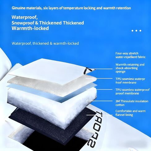 DOOK SNOW Snow Gloves,Ski Gloves,Cold Weather Mittens,3M Thinsulate Winter Snow,Snowboarding for Men & Women in Saudi Arabia