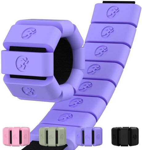 Ankle wrist Weights for Women, 1 Pair (2.2lb) Non-Slip Hand & Leg Weighted for Strength Training, Walking, Running, Yoga, Pilates, and Jogging Black Vine4 in Kuwait