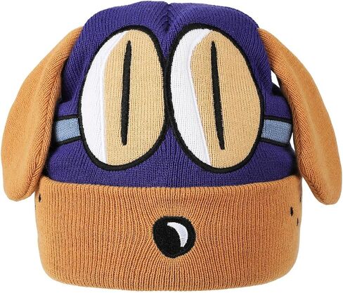 Dog Man Bark Knight Youth Cuff Hat and Knit Gloves Cold Weather Set in Saudi Arabia
