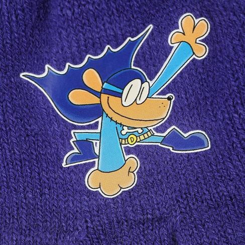 Dog Man Bark Knight Youth Cuff Hat and Knit Gloves Cold Weather Set in Saudi Arabia
