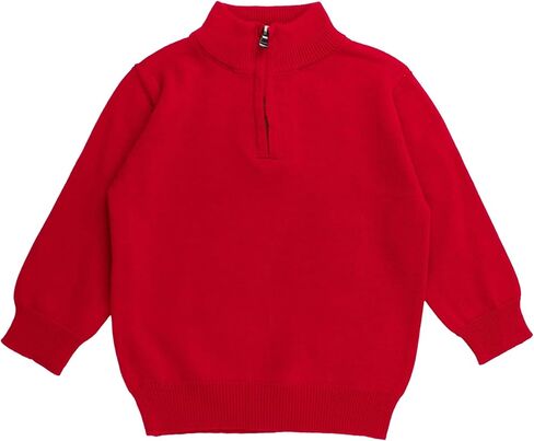RUGGEDBUTTS Baby/Toddler Boys Quarter Zip Sweater in Saudi Arabia