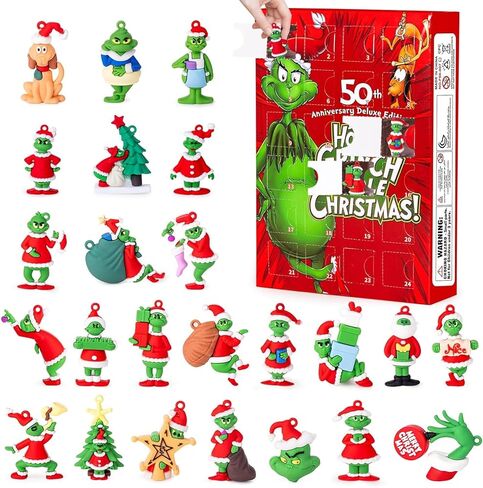 Christmas Advent Calendar 2024,Nightmare Before Christmas Advent Calendar,with 24 Collectible for Kids Adult Teens,Christmas Countdown Calendar,Christmas Stocking Stuffers,Christmas Ornaments Decorations in Saudi Arabia
