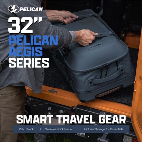 Pelican Aegis Luggage - Check in and Carry-On Duffel Bag with Wheels - Suitcase with Wheels - Rolling Hybrid Duffel (32" Check-In) in Saudi Arabia