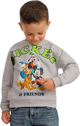 Disney Sweatshirt, Mickey Mouse Sweatshirt, Boys Sweater, Mickey And Friends Kids Jumper, Cotton Boys Clothes in Saudi Arabia