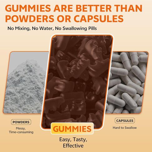 15-in-1 Cortisol Gummies, Cortisol Supplements with Magnesium Glycinate Ashwagandha Rhodiola Rose and L-theanine Complex for Relaxation, Zzz Support and Cortisol Levels, Orange Flavor, 60 Count in Saudi Arabia