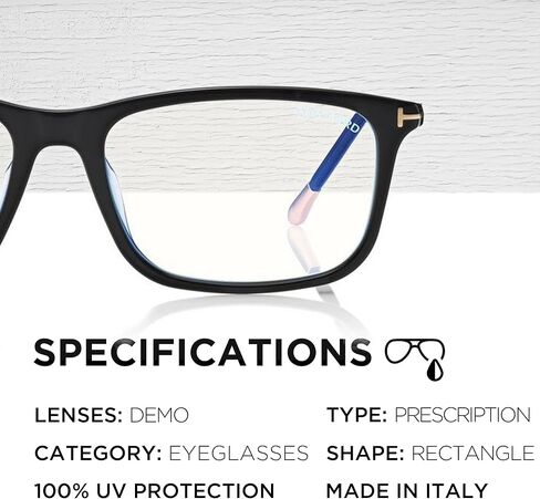 Tom Ford FT5646-D-B Rectangular Shape Eyeglass Frame With Luxury Eyewear Kit in Saudi Arabia
