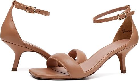 Linea Paolo - Hannah - Womens Low Kitten Heel Nappa Leather Dress Sandal With Delicate Ankle Strap in Saudi Arabia