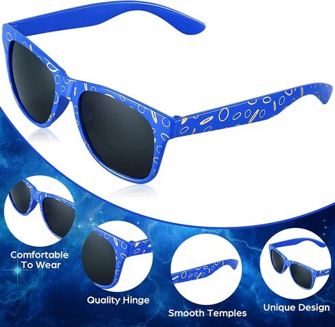 12 Pack Blue Sunglasses Fun Costume Shades for Birthday Hedgehog Theme Dress up in Saudi Arabia