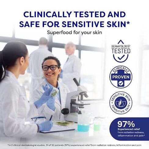 Radiation Relief & Laser Burn Cream, 2 Fl Oz, Post-Procedure Care with Buckwheat Honey, Helps Calm Skin after Aesthetic Procedures & Sunburn, Clinically Tested Safe for Sensitive Skin in Saudi Arabia