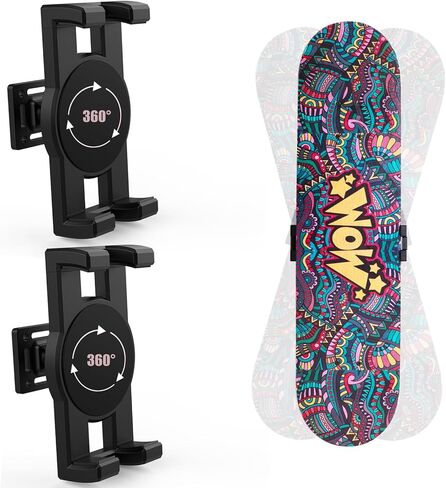 مجموعتان من التركيب على الحائط على سطح التزلج، حامل على الحائط على لوح تزلج قابل للدوران 360 درجة، مقبض شماعة للعرض العائم، مناسب لأي لوح تزلج. (2 مجموعة) in Kuwait