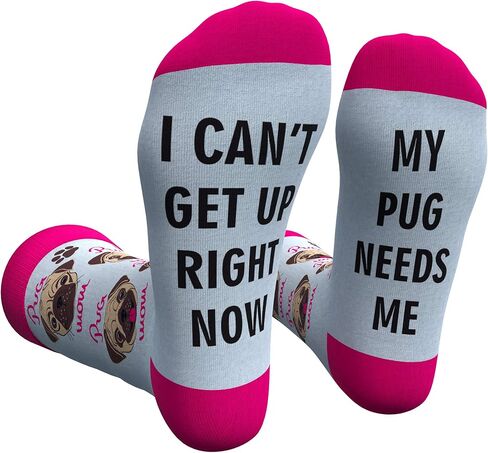 Cavertin Women's Socks Pug, Dachshund, Horse, Flamingo, French Bulldog, Golden Retriever, Chicken, Fox in Saudi Arabia
