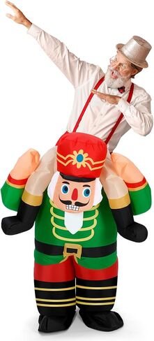 Inflatable Christmas Costume for Adult Xmas Ride on Inflatables Funny Blow up Character Costumes Men Women Cosplay in Saudi Arabia