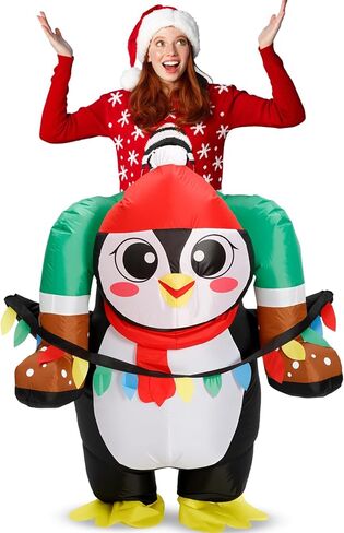 Inflatable Christmas Costume for Adult Xmas Ride on Inflatables Funny Blow up Character Costumes Men Women Cosplay in Saudi Arabia