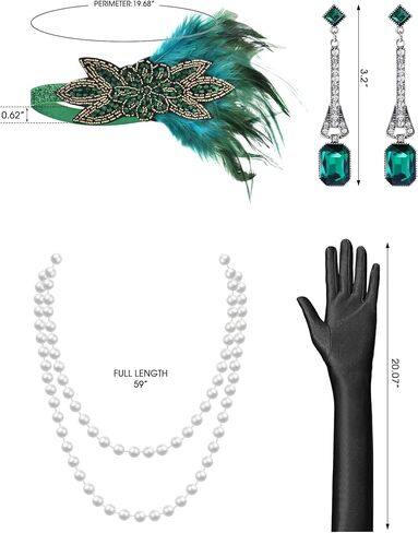 Flapper Dresses 1920s Dresses for Women,Crew Neck Great Gatsby Dresses with Sleeve Roaring 20s Dress for Harlem Nights in Saudi Arabia