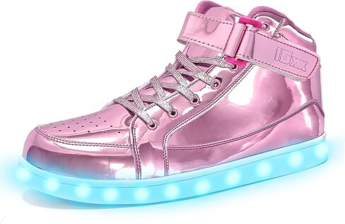 IGxx LED Light Up Shoes for Kids High Top Sneakers Lights Shoes for Boys Girls Unisex USB Charging Flashing Luminous in Saudi Arabia