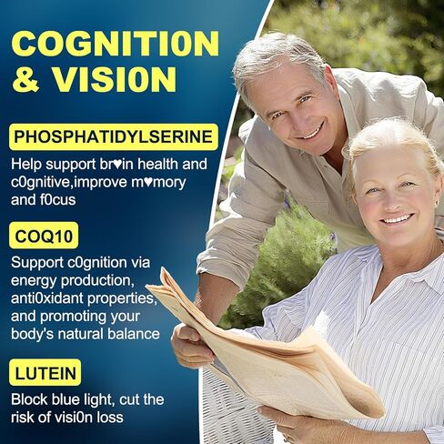 مكمل علكة أوميغا 3 للبالغين 40+: 1280 ملغ من حمض أوميغا 3 الدهني النباتي DHA EPA مع فيتامين D3 K2 الزنك والكركم لدعم الصحة العامة - بديل زيت السمك للنساء والرجال (120 قطعة) in Kuwait