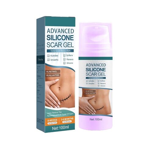 Advanced Scar Cream, Silicone Scar Gel, Treats Old and New Scars, Reduces the Appearance of Scars from, Body, Face, Stretch Marks, Surgical Scar, Keloids, Acne, Burns and More, 1.7 oz in Saudi Arabia