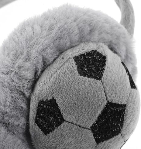 Yardwe Warm Ear Cover Earmuffs for Boys Plush Winter Ear Warmer Gray Cold Weather Protection in Saudi Arabia