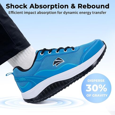 AOV Mens Walking Shoes Arch Support Plantar Fasciitis Shoes Orthotic Wide Tennis Sneakers in Saudi Arabia