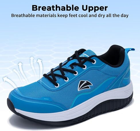 AOV Mens Walking Shoes Arch Support Plantar Fasciitis Shoes Orthotic Wide Tennis Sneakers in Saudi Arabia