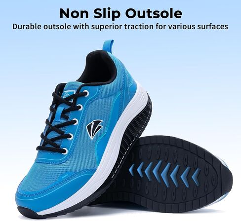 AOV Mens Walking Shoes Arch Support Plantar Fasciitis Shoes Orthotic Wide Tennis Sneakers in Saudi Arabia