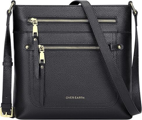 Over Earth Crossbody Bags for Women Leather Purses for Ladies with Multiple Pockets in Saudi Arabia