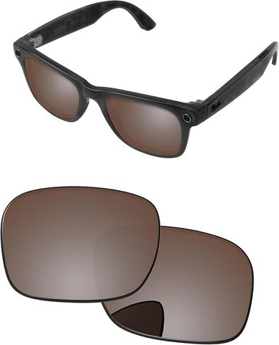 Replacement Lenses for Ray-Ban Meta Wayfarer RW4006 50mm AI Glasses - Photochromic, Anti-Fog & Anti Blue Light Lens in Saudi Arabia