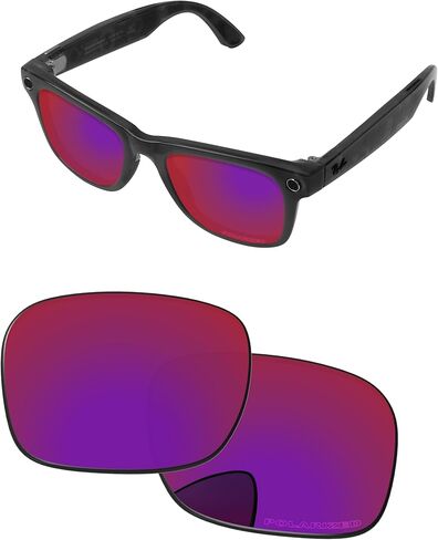 Replacement Lenses for Ray-Ban Meta Wayfarer RW4006 50mm AI Glasses - Photochromic, Anti-Fog & Anti Blue Light Lens in Saudi Arabia