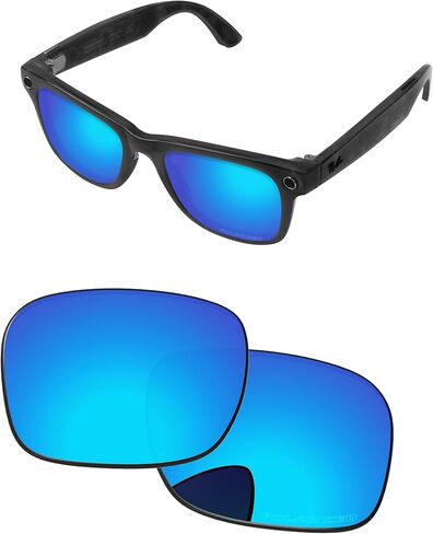 Replacement Lenses for Ray-Ban Meta Wayfarer RW4006 50mm AI Glasses - Photochromic, Anti-Fog & Anti Blue Light Lens in Saudi Arabia