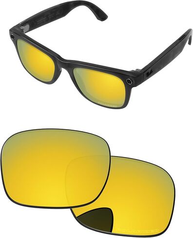 Replacement Lenses for Ray-Ban Meta Wayfarer RW4006 50mm AI Glasses - Photochromic, Anti-Fog & Anti Blue Light Lens in Saudi Arabia