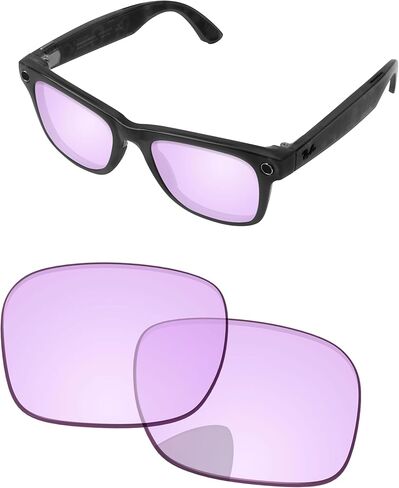 Replacement Lenses for Ray-Ban Meta Wayfarer RW4006 50mm AI Glasses - Photochromic, Anti-Fog & Anti Blue Light Lens in Saudi Arabia