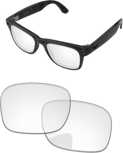 Replacement Lenses for Ray-Ban Meta Wayfarer RW4006 50mm AI Glasses - Photochromic, Anti-Fog & Anti Blue Light Lens in Saudi Arabia
