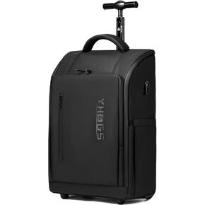 GOTECH Rolling Backpack, Waterproof Backpack with Wheels for Business Commuter, Carry on Backpack with Laptop Compartment, Fit 15.6/17 Inch Laptop, Wheeled Backpack for Adults in Kuwait