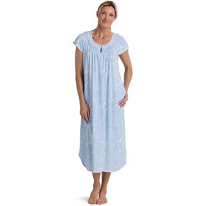 Miss Elaine Nightgown, Long Cottonessa Gown, Nightgown with Short Sleeves, Sleepwear & Loungewear in Kuwait