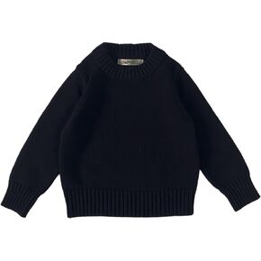 Boys Girls Pullover Sweaters Knit Cotton Winter Crew Neck Kids Long Sleeve Tops 2T-7Y in Saudi Arabia