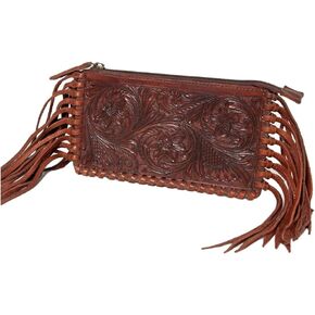 American Darling Wristlet Hand Tooled Genuine Leather Women Bag Western Handbag Purse in Saudi Arabia