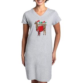 CafePress Fa La La Llama Women's Nightshirt, Soft Long Pajama Shirt, Cotton PJs/Pyjamas in Saudi Arabia