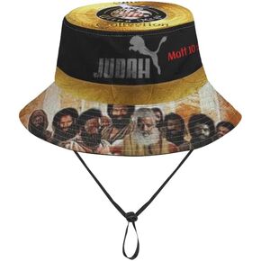 The Ultra Mega Collection Disciple's Judah Hat – Faith Statement Bucket Hat with UV Protection, Adjustable Drawstring & Wide Brim for Hiking & Outdoor Activities Black in Saudi Arabia