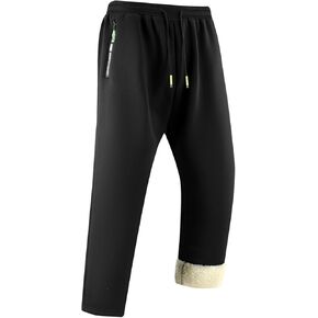 Gihuo Men's Fleece Sweatpants Sherpa Lined Athletic Winter Warm Sweatpants in Saudi Arabia