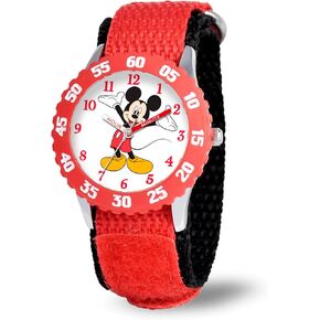 Disney Kids' W000975 Mickey Stainless Steel Time Teacher Watch with Nylon Strap in Kuwait