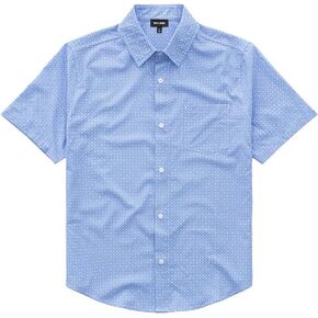 Joe & Bella Short-Sleeve Magnetic Button Shirts for Men - Adaptive Dress Shirts - Easy One-Hand Dressing in Saudi Arabia