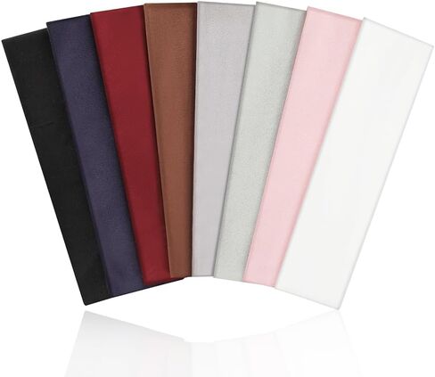 8 Pack Cotton Headbands for Women Wide Non-Slip Sweatband for Workout Yoga Gym Sports Elastic Hair Bands Set in Saudi Arabia
