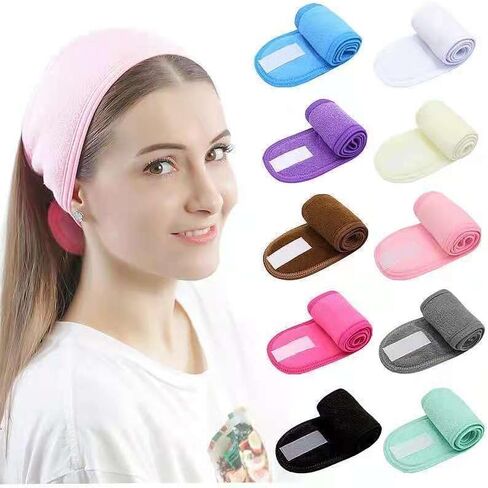 1pc Wide Headbands for Women Non Slip Soft Elastic Hair Bands Yoga Running Sports Workout Gym Head Wraps in Saudi Arabia