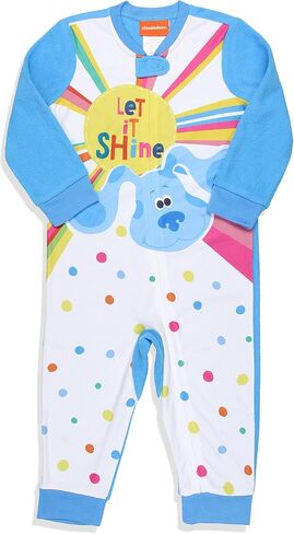 بدلة النوم من INTIMO Nickelodeon للأطفال الصغار من Blue's Clues Union Suit بدون أقدام in Saudi Arabia